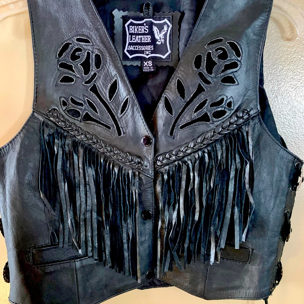 Girls biker vest